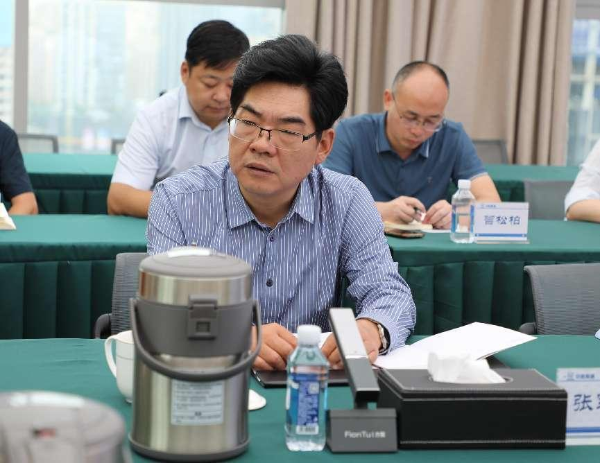 张军旗到中核高通调研指导工作